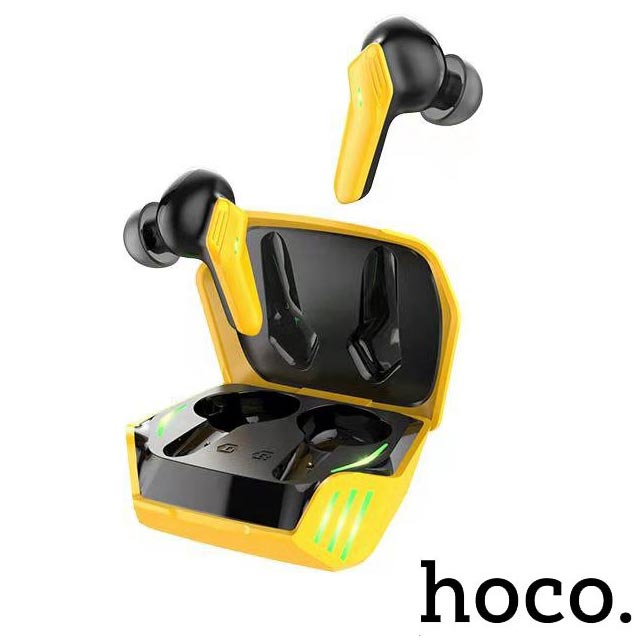 Hoco S21 Magic Shadow Yellow უსადენო, სათამაშო ბლუთუზ ყურსასმენები